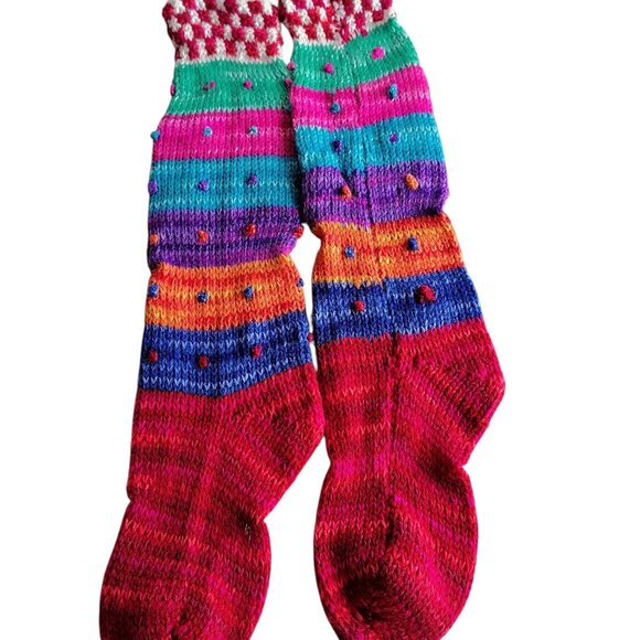 Warm winter tights made of wool fabric - Picture 5 of 7